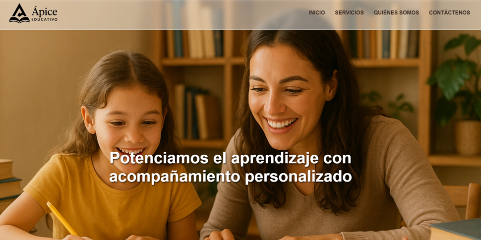 Landing Page Ápice Educativo